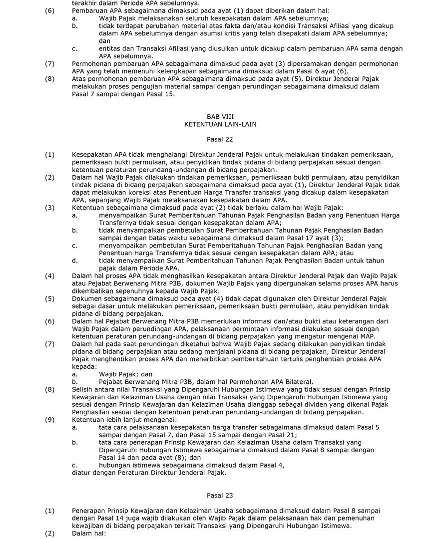 PERATURAN MENTERI KEUANGAN NOMOR 22/PMK.03/2020 | Pajak Peraturan | PT ...