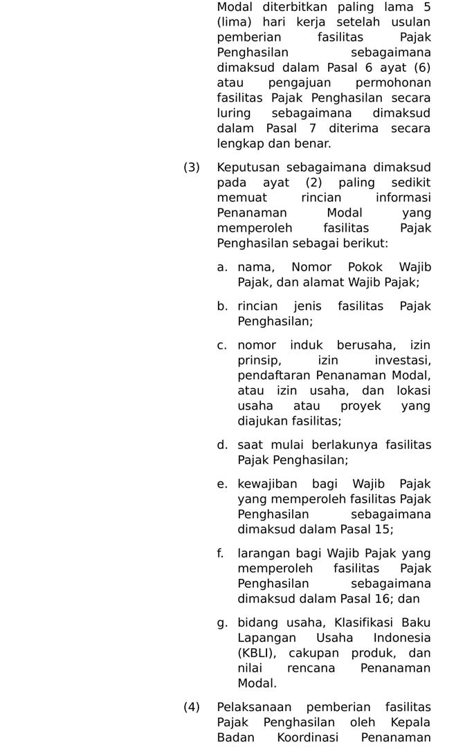 PERATURAN MENTERI KEUANGAN NOMOR 96/PMK/10/2020 | Pajak Peraturan | PT ...